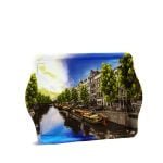 Amsterdam Canals Small Metall Rolling Tray