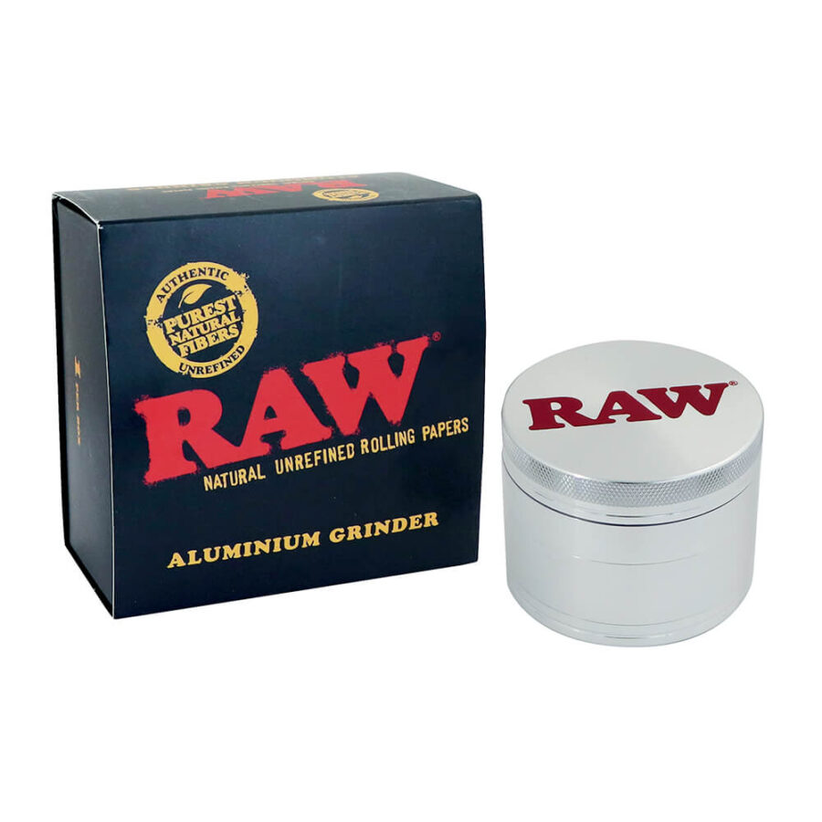 RAW Original Metall-Grinder 4 Teile - 55mm + Geschenkbox