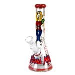 Cartoon Girl Handgefertigte Bong aus Cristal 25cm