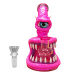 Monster Cristal-Clay Bong 16cm Rosa