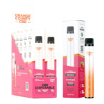 Orange County CBD Einweg Vape Pen 250 CBD + 250mg CBG Kiwi und Erdbeeren (10skt/display)