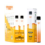 Orange County CBD Einweg Vape Pen 250 CBD + 250mg CBG Mango Ice (10skt/display)