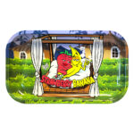 Best Buds Strawberry Banana Metall Rolling Tray Long 16x27 cm