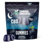 Cannabis Bakehouse Power Sleep Gummibeutel mit 15mg CBD und Melatonin