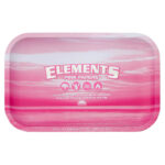 Elements Pink Medium Metall Rolling Tray