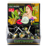 Euphoria Cannabis Lollipop gesalzenes Karamell (25gx100Stk)