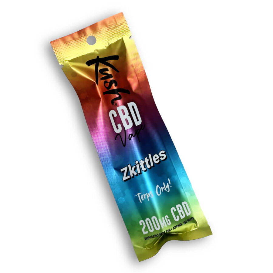 Kush CBD Vape Orange Runtz 200mg CBD Einweg Vape (10skt/display)