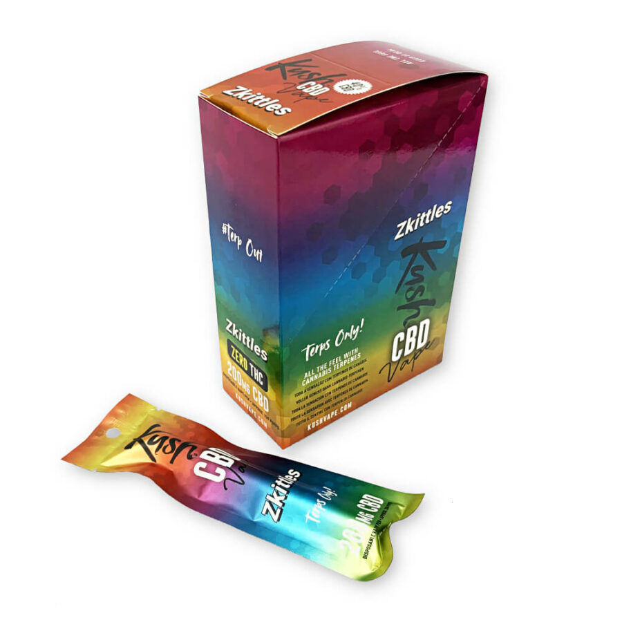 Kush CBD Vape Orange Runtz 200mg CBD Einweg Vape (10skt/display)
