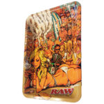 RAW x RJB Sommer Metall Rolling Tray Klein