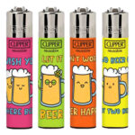 Clipper Feuerzeuge Bier Zitate (24Stk/Display)