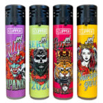 Clipper Sturmfeuerzeug mit Jet Flamme Ink 4 Life (24Stk/Display)