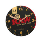 RAW Uhr Schwarz 30cm