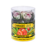 Cannabis Lollipops Strawberry Haze Flavour Giftbox 10Stk (12packs/masterbox)