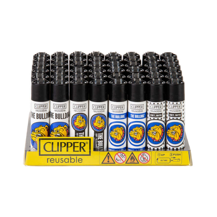 Clipper The Bulldog Lighters Originals (48stk/display)