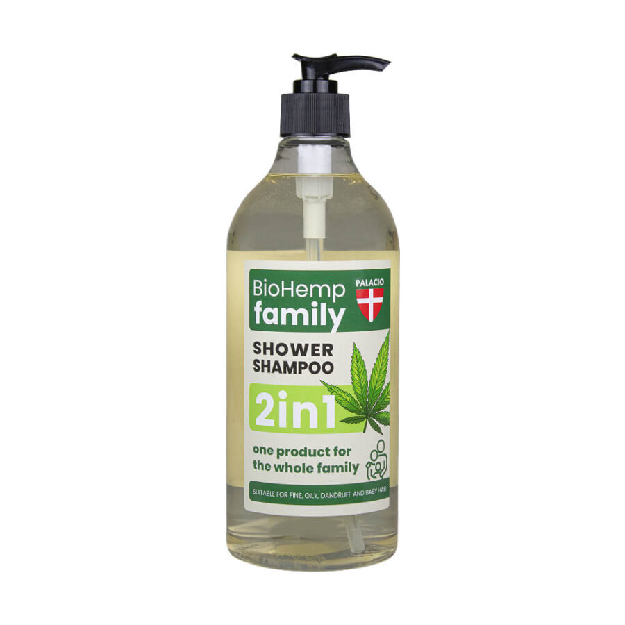 Palacio 2-in-1 BioHemp Family Dusch-Shampoo (750ml)