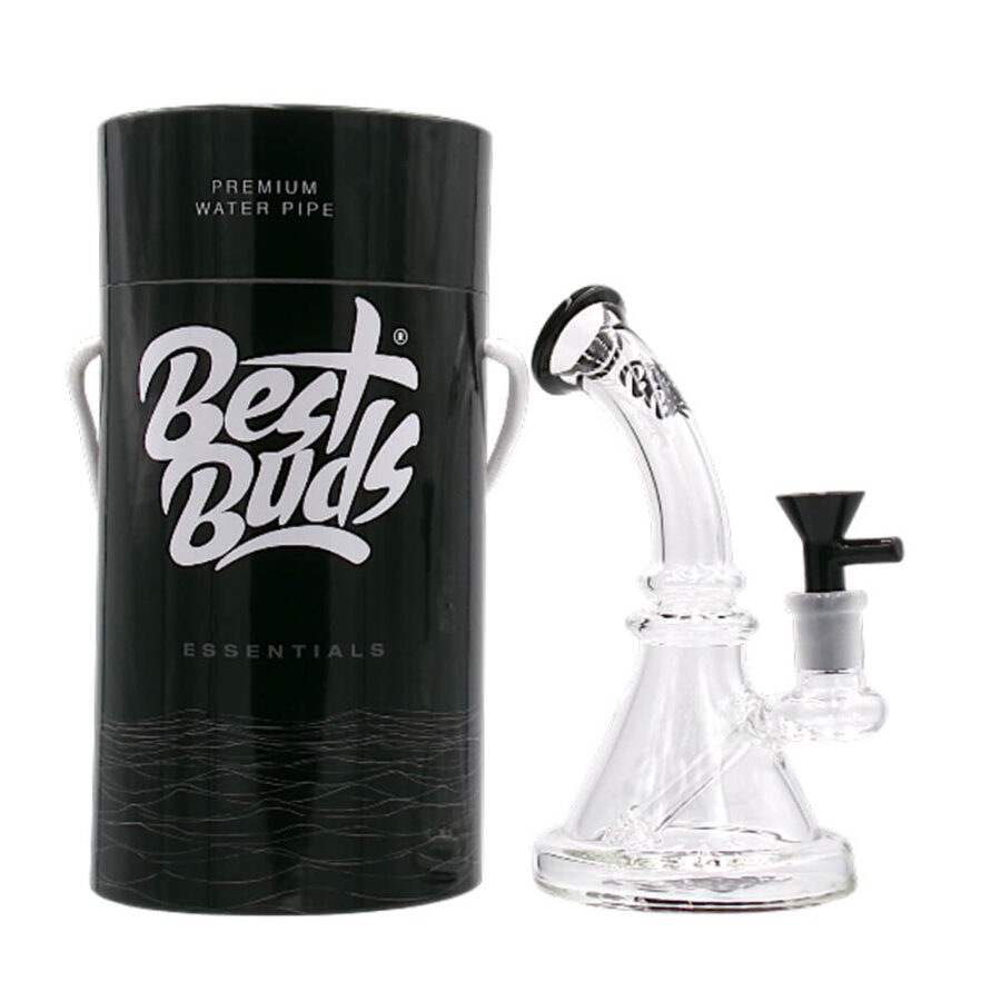 Best Buds Transparente Glasbong Curved Beaker 19.5cm
