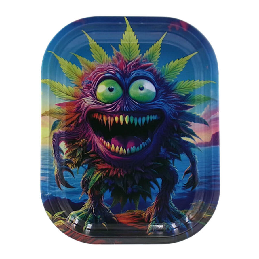 Beuz Weedmonster Rollendes Metalltablett klein (14x28cm)