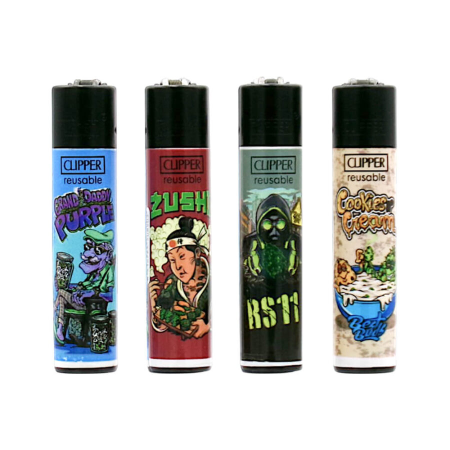 Clipper Classic Lighters Best Buds Sammlung (48stk/display)