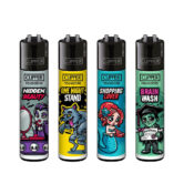 Clipper Lighters Classic Brain Wash (48stk/display)