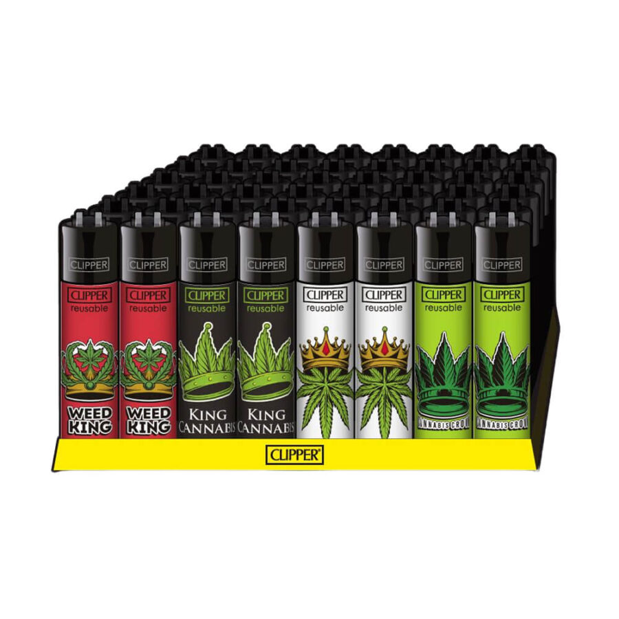 Clipper Lighters Classic Canna King (48stk/display)