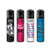 Clipper Lighters Classic Fuck Collection (48stk/display)